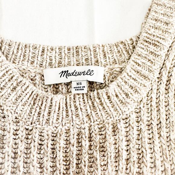 Madewell Knit Sleeveless Sweater Heavy Cream Beige Size XS - Picture 3 of 5